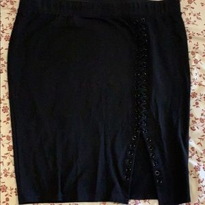 Torrid Lace-Up Pencil Skirt